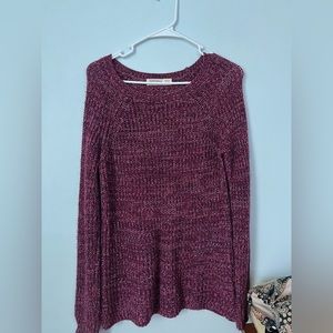 maroon sweater